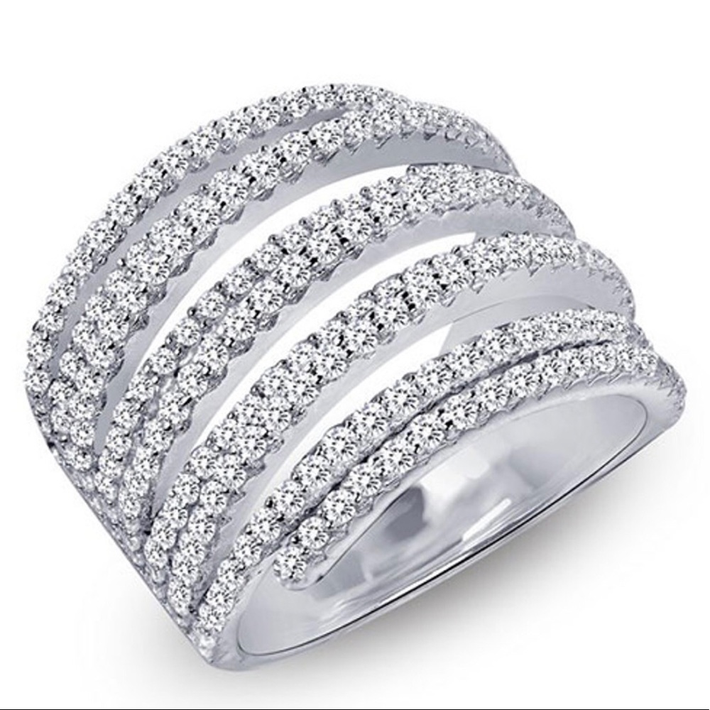 Lafonn  Modern Diamond Wrap Ring-Only 7 size left
